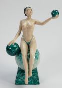 Kevin Francis / Peggy Davies Ceramics Erotic Figure Isadora : Artist Original Proof by John Michael