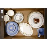 Collection of ceramics including Wedgwood jasperware: together with other Wedgwood and some Doulton