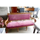 Satinwood Framed 19th Century sofa: