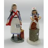 Royal Doulton Classics Figures: Nurse HN4287 & Seconds It Wont Hurt HN2963(2)