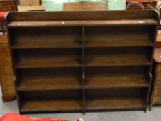 Dark Wood Large Bookcase: