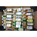 A collection of 5cl Scotch Whisky Miniatures to include: Skinners, Highlander, Big Ben,
