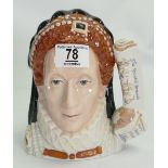 Royal Doulton large character jug Queen Elizabeth I D7180: limited edition,