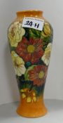 Moorcroft Victoriana vase: Moorcroft collectors club piece designed by Emma Bossons. Signed to base.