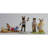 3 x Royal Doulton Bunnykins: On Line bunny DB 238 with cert 2431/ 2500,