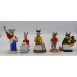 5 x Royal Doulton Bunnykins figures: Birthday DB 21 no cert,