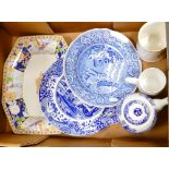 A mixed collection of items to include: Spode Italian Pattern Breakfast set,