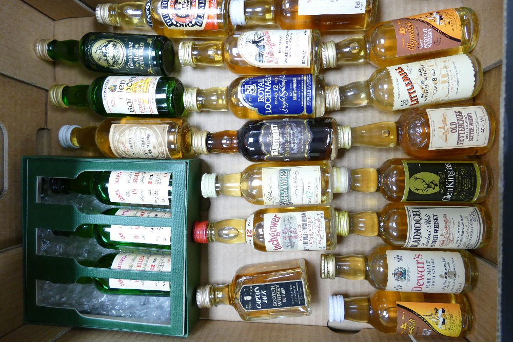 A collection of 5cl Scotch Whisky Miniatures to include: James Macarthurs, Port Ellen,