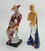 Royal Doulton Seconds Figures: The Genie HN26989 & The Jester HN20116(2)