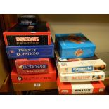 A collection of family vintage games to include: Dingbats, Battleship, Connect 4,