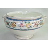 Large Wedgwood Huntington patterned soup bowl: diameter 24cm