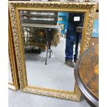 Gilt Framed Bevel edged Wall mirror: