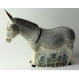 Royal Crown Derby paperweight DONKEY 161/1500: Gold stopper, first quality, NO certificate,