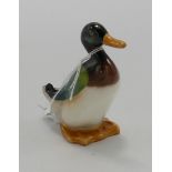 Royal Doulton drake Duck figure HN 807: Standing 6.4cm high. Discontinued 1977.
