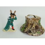 Royal Doulton items: including Brambly Hedge store stump money box DBH18 and Bunnykins figure