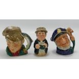 Royal Doulton small character jugs: Old Salt D6554,