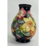 Moorcroft Golden Jubilee Limited Edition Vase: dated 2001,