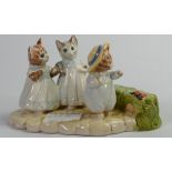 Beswick Tableau Beatrix Potter 1999 annual collectors tableau: Complete with wooden base & boxed.