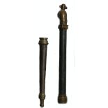 Victorian Copper & Brass two piece Fire Hydrant: Longest length 89cm.