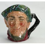 Royal Doulton large prototype Auld Mac character jug: Auld Mac painted in a different tartan