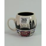 Moorcroft Londinium Mug: height 9cm