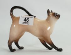 Royal Doulton Siamese Cat HN2660: height 12cm