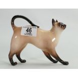 Royal Doulton Siamese Cat HN2660: height 12cm