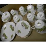 A collection of Hunting Theme Tea Ware: