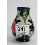 Moorcroft Poppy patterned vase: dated 1996,