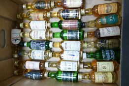 A collection of 5cl Scotch Whisky Miniatures to include: Dalchully, Deanston, Inchgower,