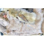 Vintage Rabbit Skin Fur Jacket:
