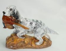 Royal Doulton model of a Setter & Pheasant: Setter and pheasant HN2529, height 22cm.