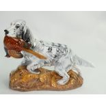 Royal Doulton model of a Setter & Pheasant: Setter and pheasant HN2529, height 22cm.