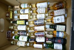 A collection of 5cl Scotch Whisky Miniatures to include: Logan, Old troon, Jamie, O/SIX,