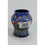 Moorcroft Twelve Days of Christmas Vase: height 8cm