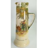 Royal Doulton large Robin Hood Seriesware Jug: Royal Doulton extra large Robin Hood Seriesware jug