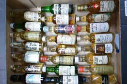 A collection of 5cl Scotch Whisky Miniatures to include: Real Mctavish, Mackinlays, Old Jim,