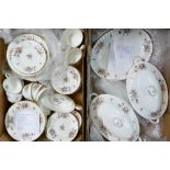 Minton Marlow Dinner service: Six dinner plates, 6 lunch plates, 6 soup bowls, 6 side plates,