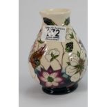 Moorcrroft Bramble Revisited Vase: height 14cm