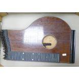 Vintage Zither Musical Instrument: