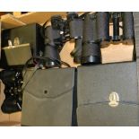 A collection of Binoculars to include: Miranda Super Zenith & Omiya