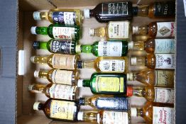 A collection of 5cl Scotch Whisky Miniatures to include: Lord Doughlas, Glen Nivern, White heather,