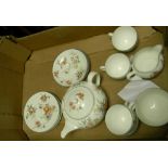 A collection of Wedgwood Phillippa Patterned Tea Ware: