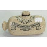 Doulton Lambeth Stoneware improved Foot Warmer: Foot Warmer, length 24cm.