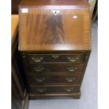 Reproduction Ladies Walnut Bureau: