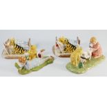 Royal Doulton Winnie the Pooh collection x 4: Two x Somebody Like Me,