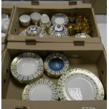 Minton Basilica Patterned Dinner Service to include: Tea Set, Coffee cans, Dinner plates,