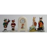 5 x Royal Doulton Bunnykins figures: Jack Horner DB 221 no cert,