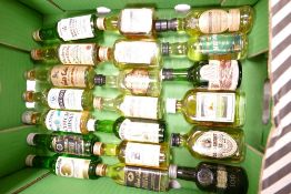 A collection of 5cl Scotch Whisky Miniatures to include: Gold label, Glenn Berry, Doctors special,