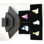 A Set of Royal Doulton Miniature Ladies Collection : complete with stand